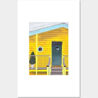 The Yellow Wooden House Posters and Art